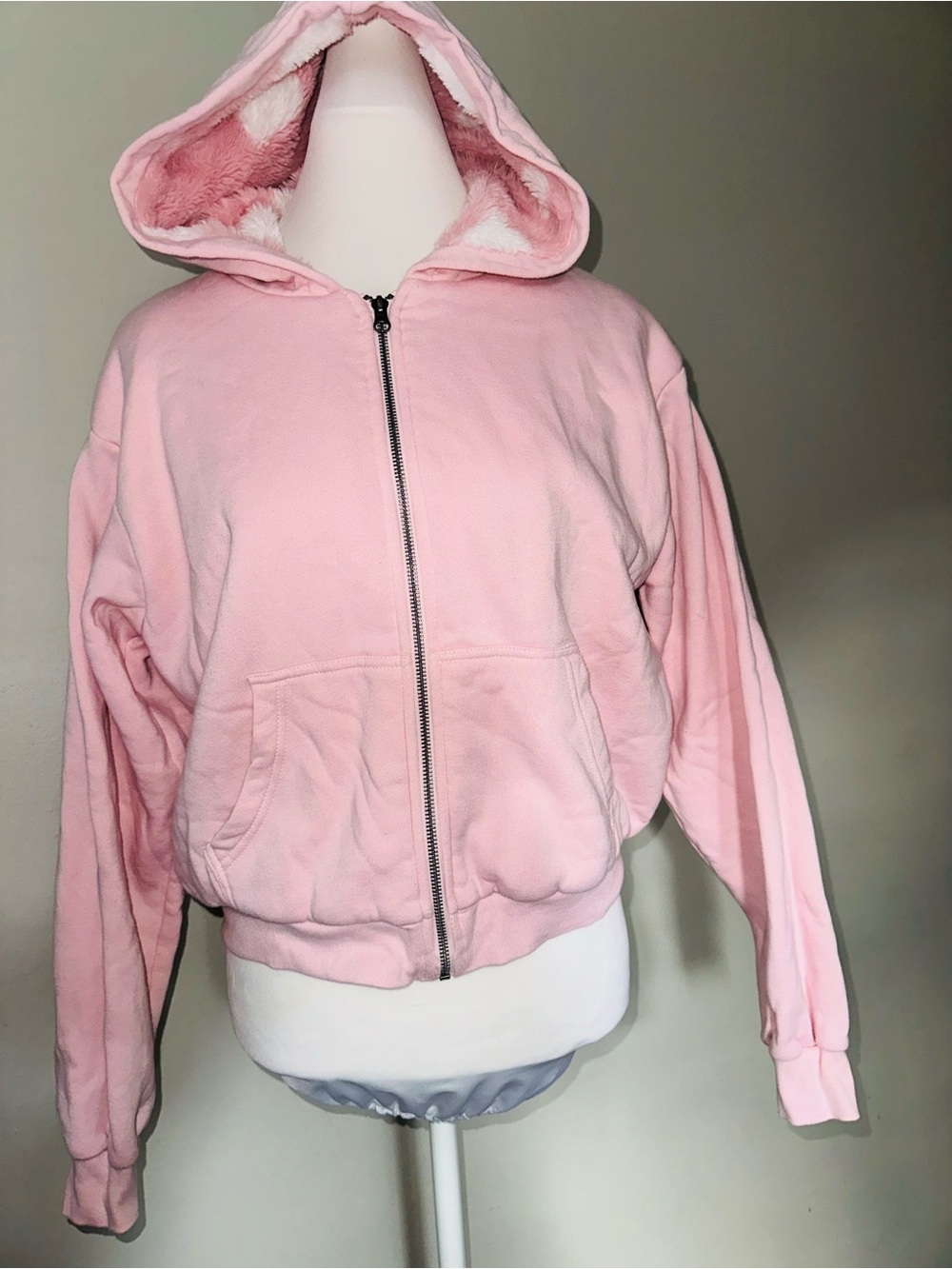 Pink Hooded Zip-Up Jacket - Women's Cozy Fleece
